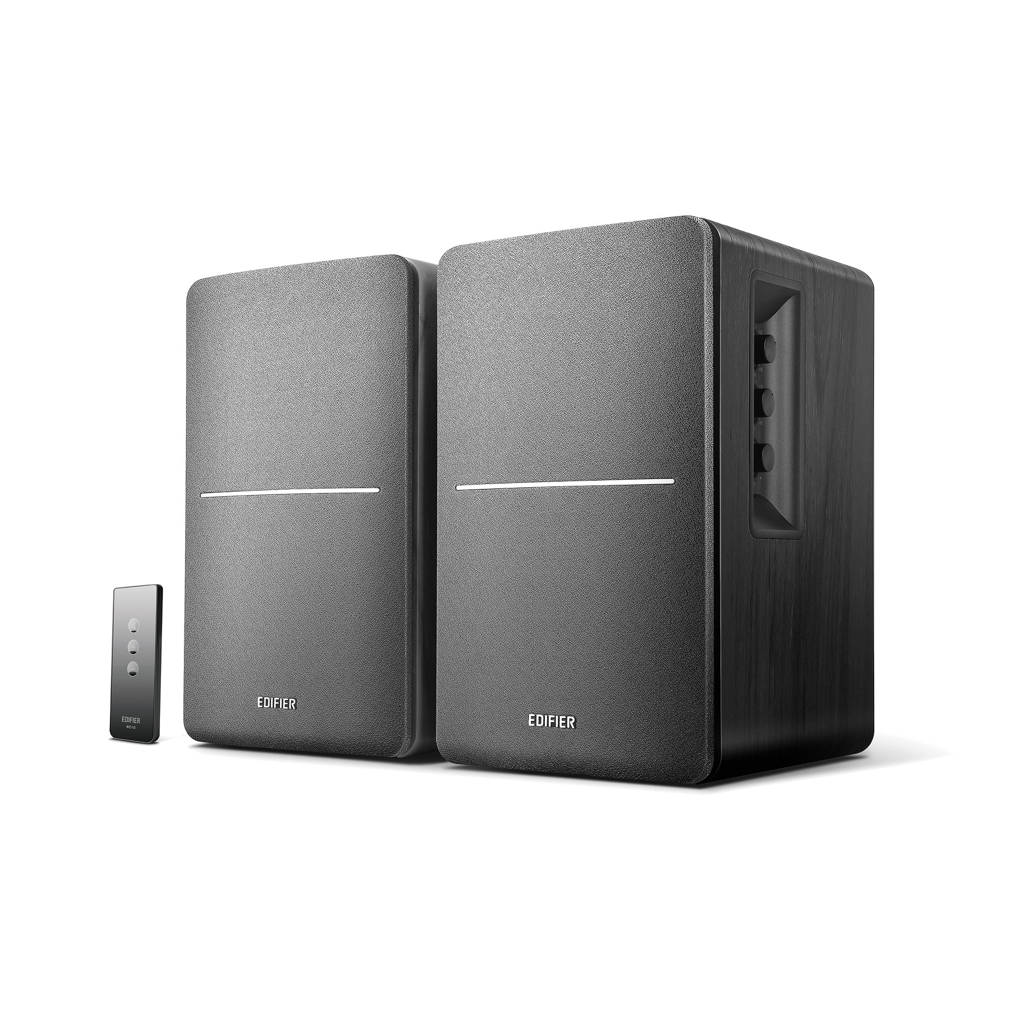 Enceintes bibliothèque puissantes R1280T au look rétro