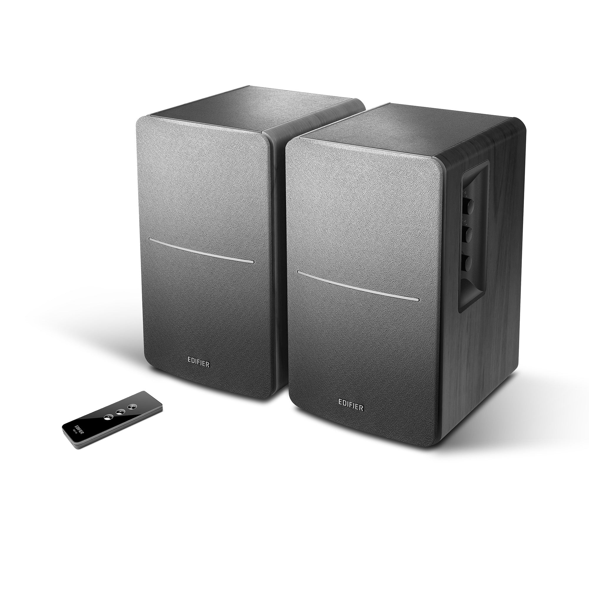 Enceintes bibliothèque puissantes R1280T au look rétro