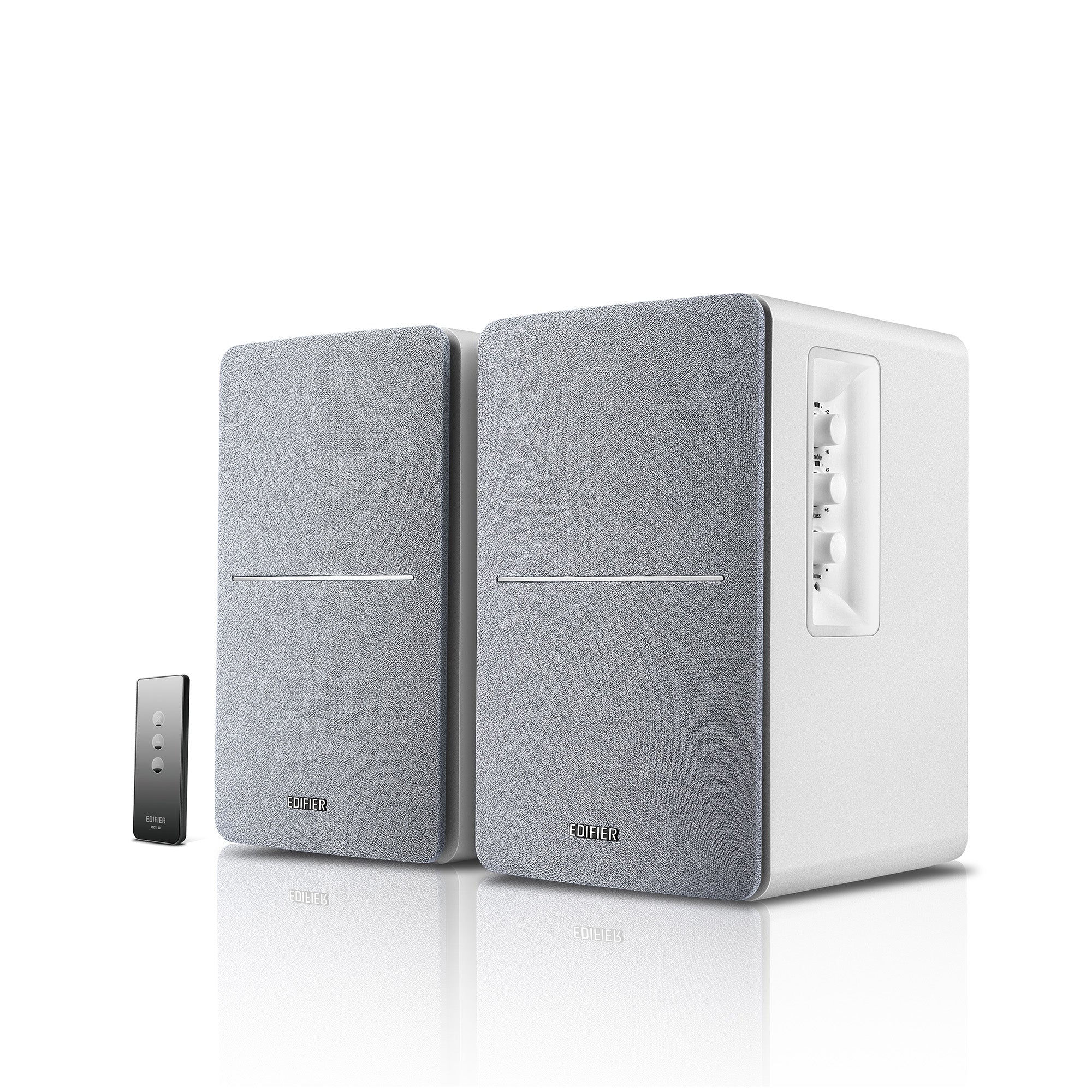 Enceintes bibliothèque puissantes R1280T au look rétro