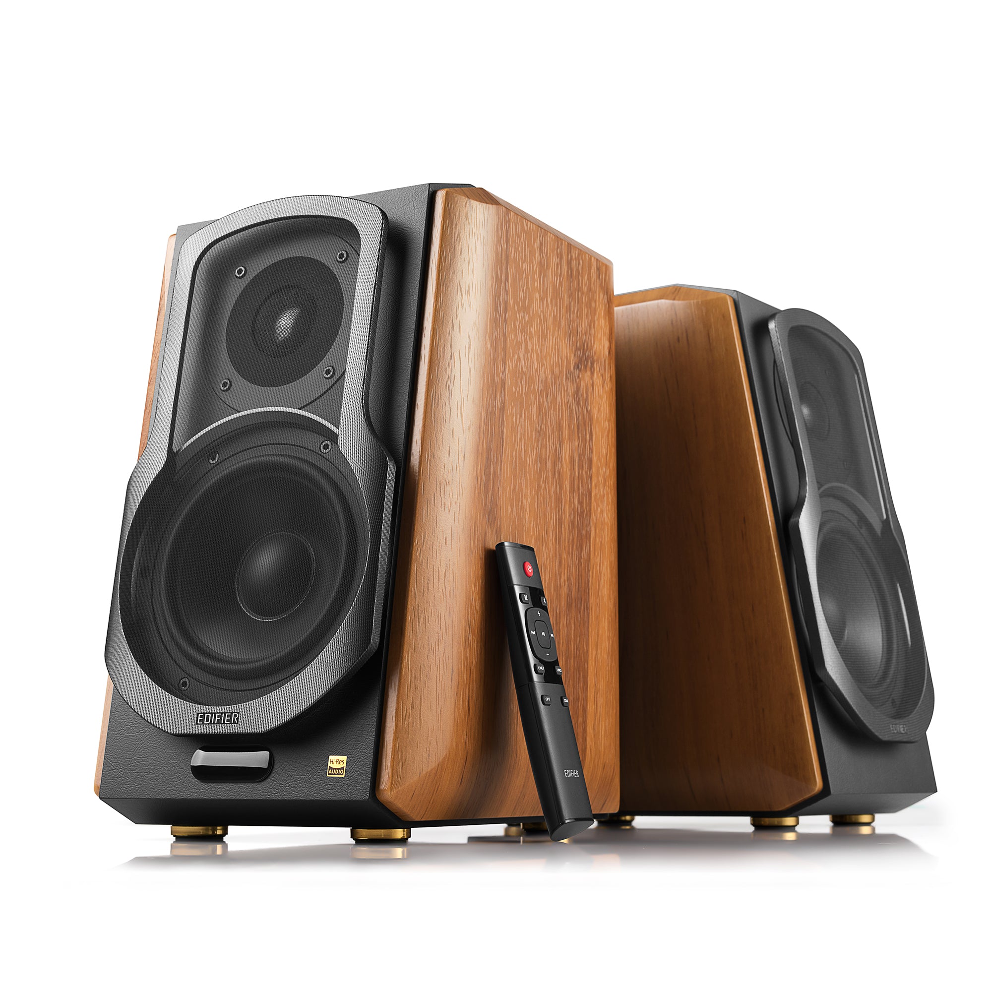 Enceintes bibliothèque actives 2.0 audiophiles S1000MKII