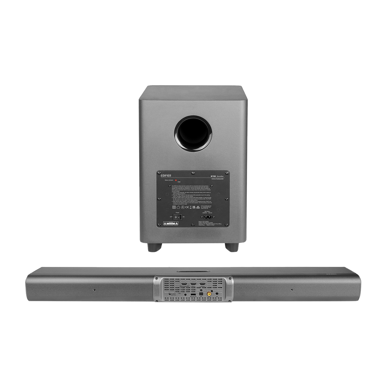 Système d'enceintes Dolby Atmos® B700 - Barre de son 5.1.2 avec caisson de basses sans fil