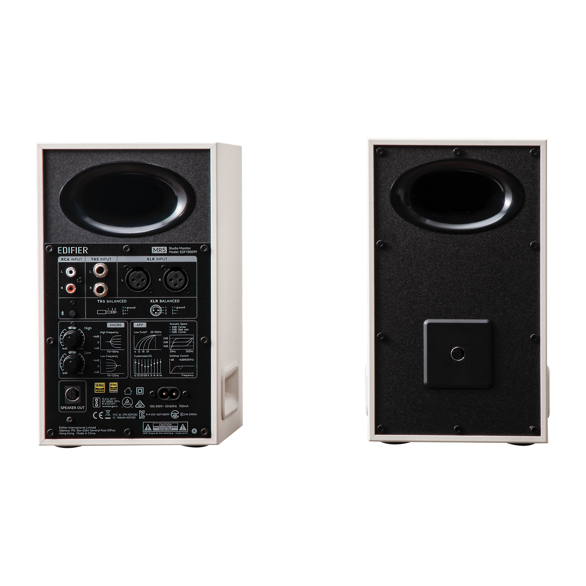 Enceintes de studio amplifiées MR5