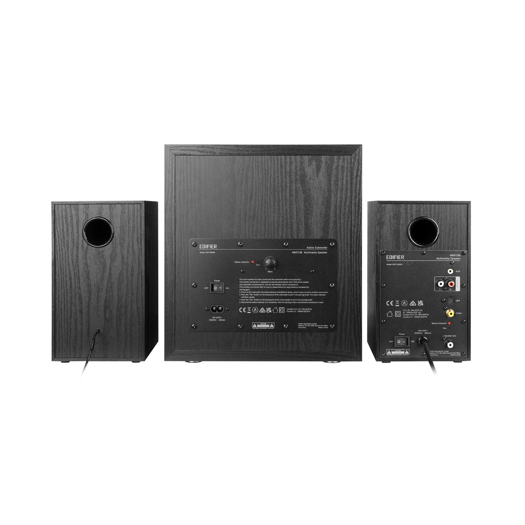 Enceinte multimédia M601DB avec caisson de basses sans fil 