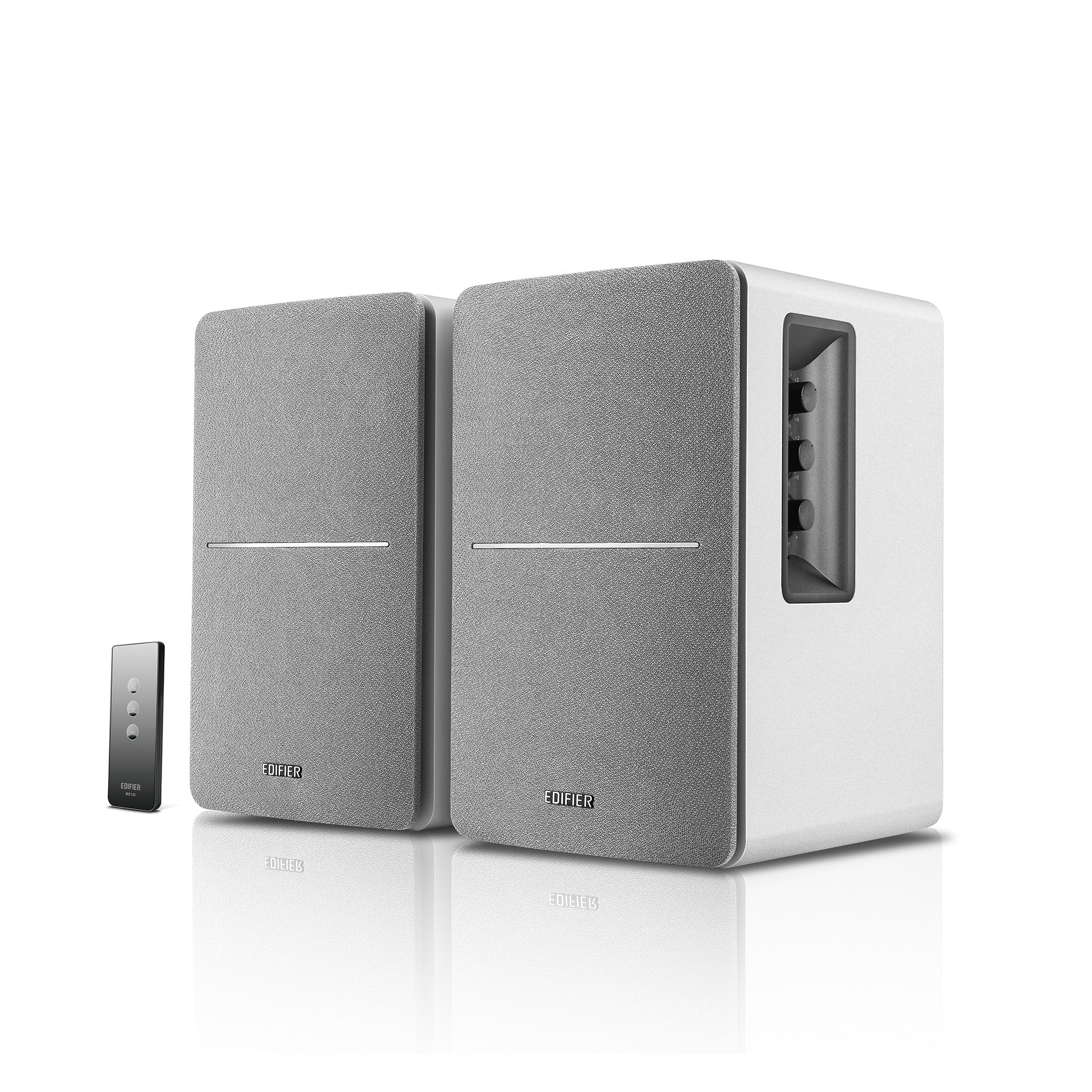 Enceintes bibliothèque puissantes R1280T au look rétro