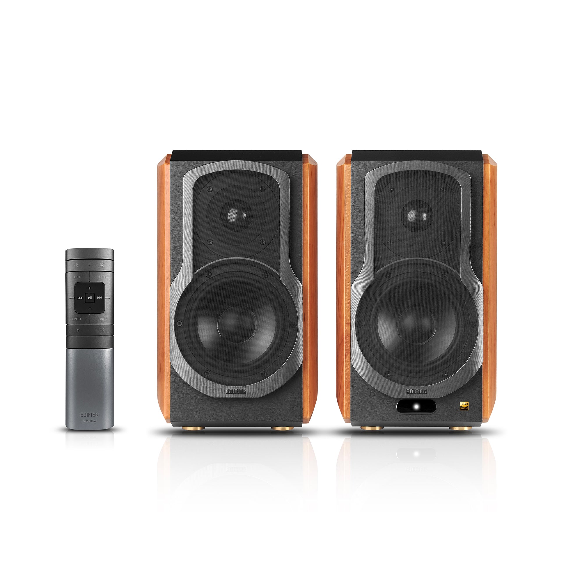 Enceintes bibliothèque actives audiophiles Wi-Fi 2.0 S1000W - Paire